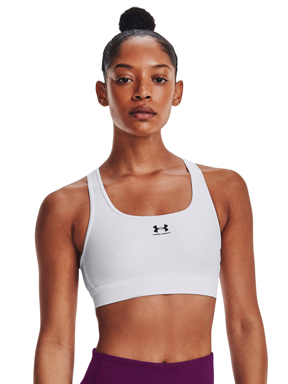 Sosten deportivo HeatGear Under Armour Mid para mujer