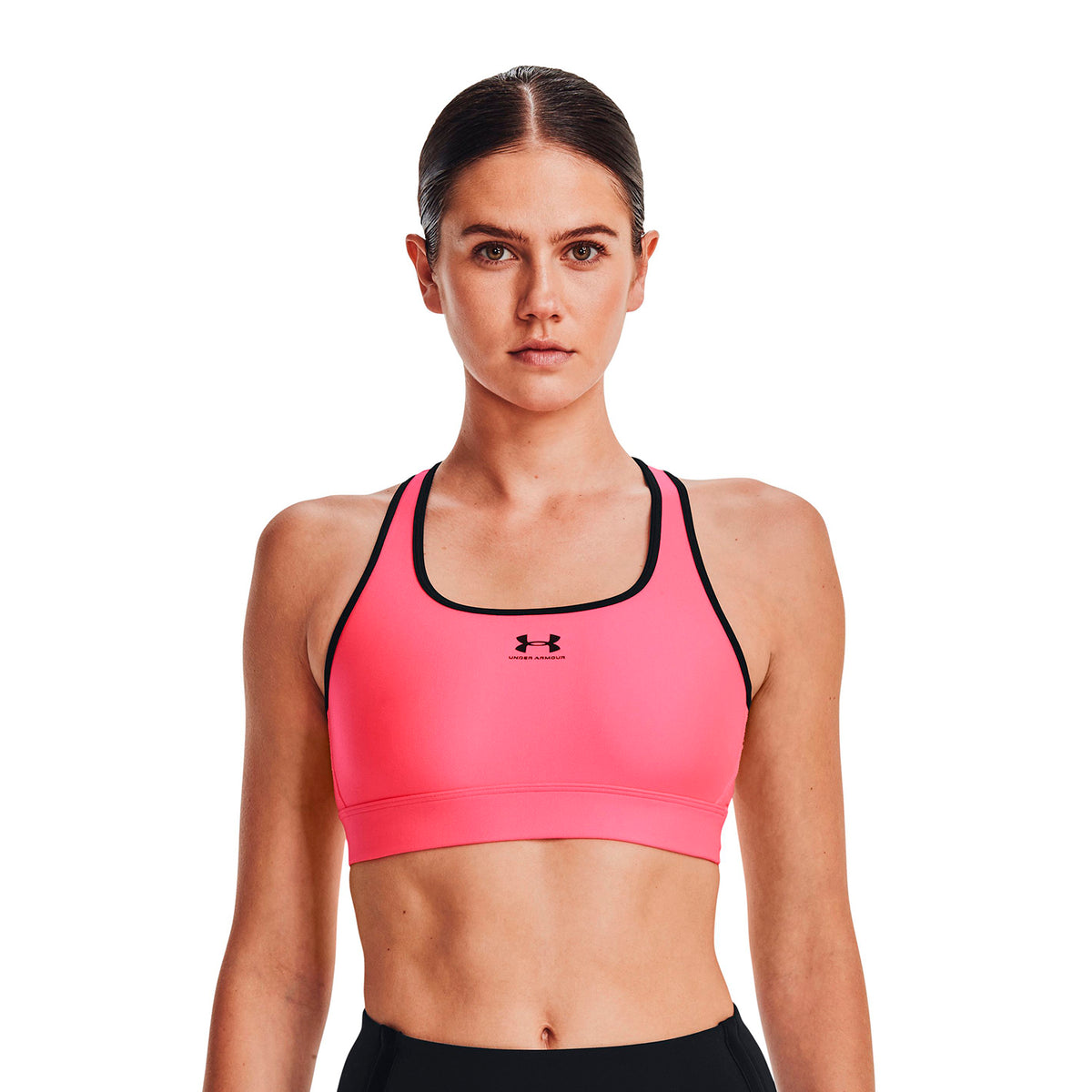 Sosten deportivo HeatGear Under Armour Mid para mujer