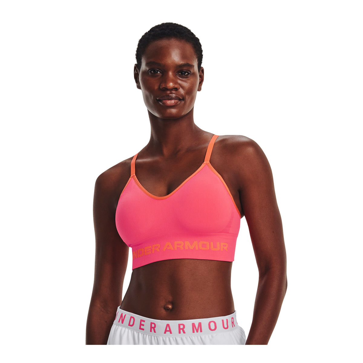 Sostén deportivo Seamless Low Long Rib para mujer