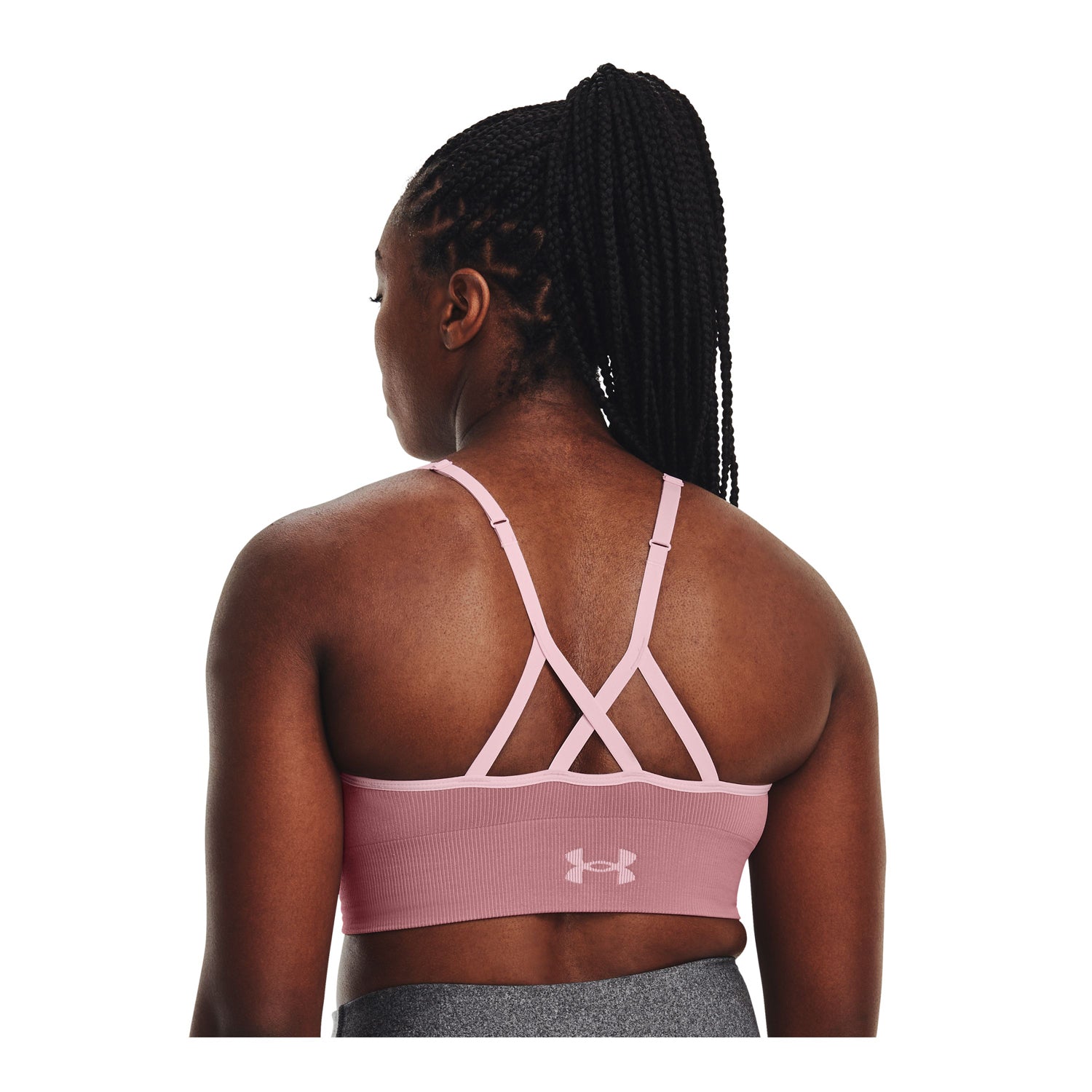 Sostén deportivo Seamless Low Long Rib para mujer