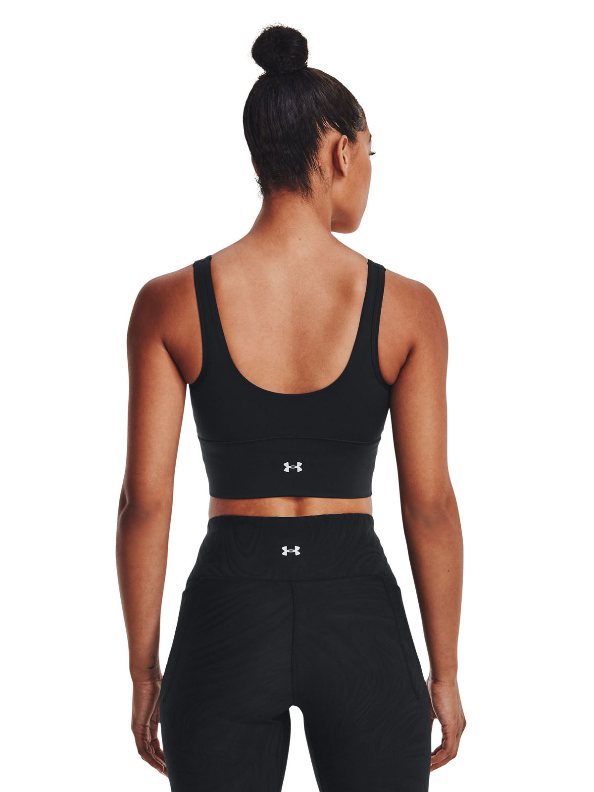 Polera sin mangas UA Meridian Fitted Crop para mujer