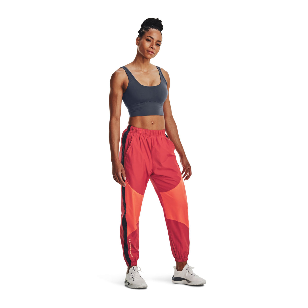 Polera sin mangas UA Meridian Fitted Crop para mujer
