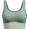 Polera sin mangas UA Meridian Fitted Crop para mujer
