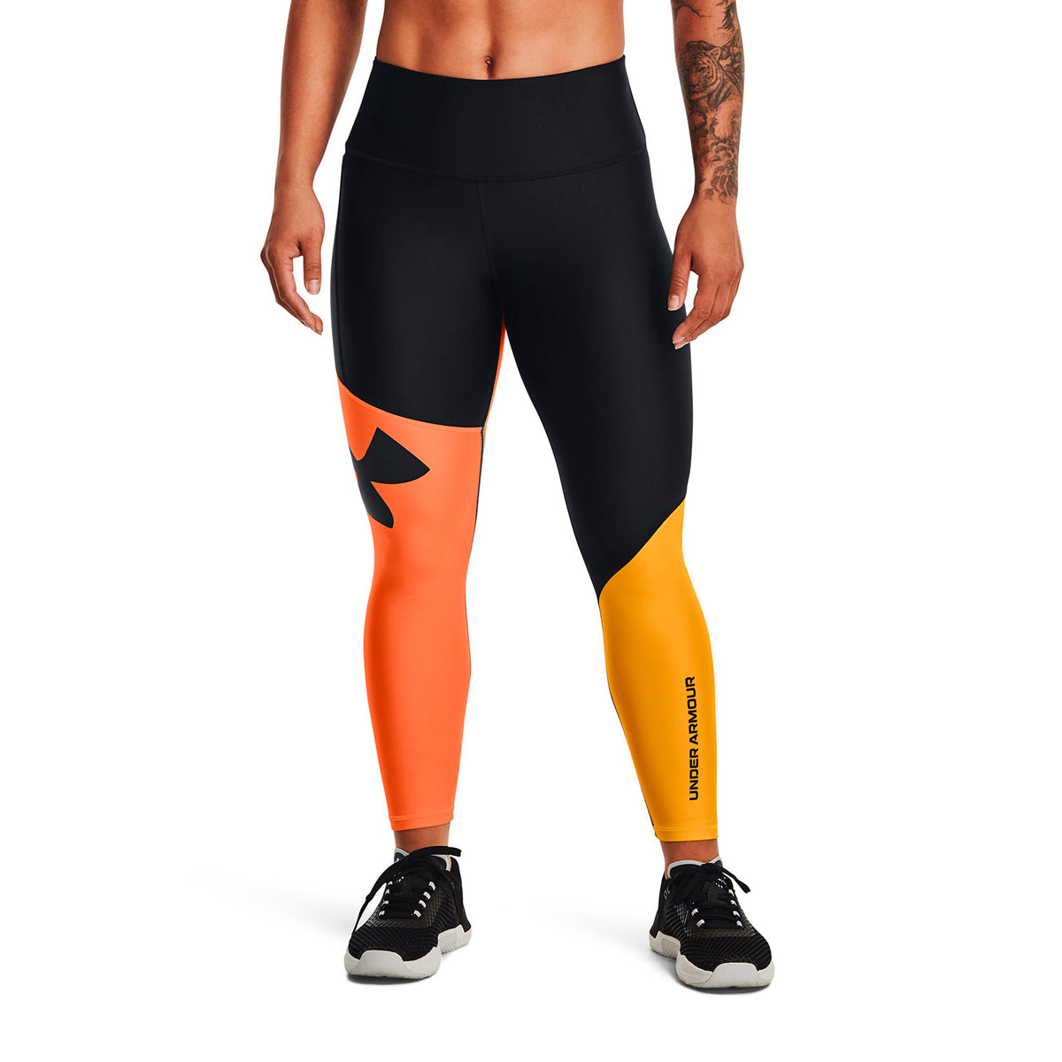 Leggings HeatGear Armour Colorblock Ankle para mujer