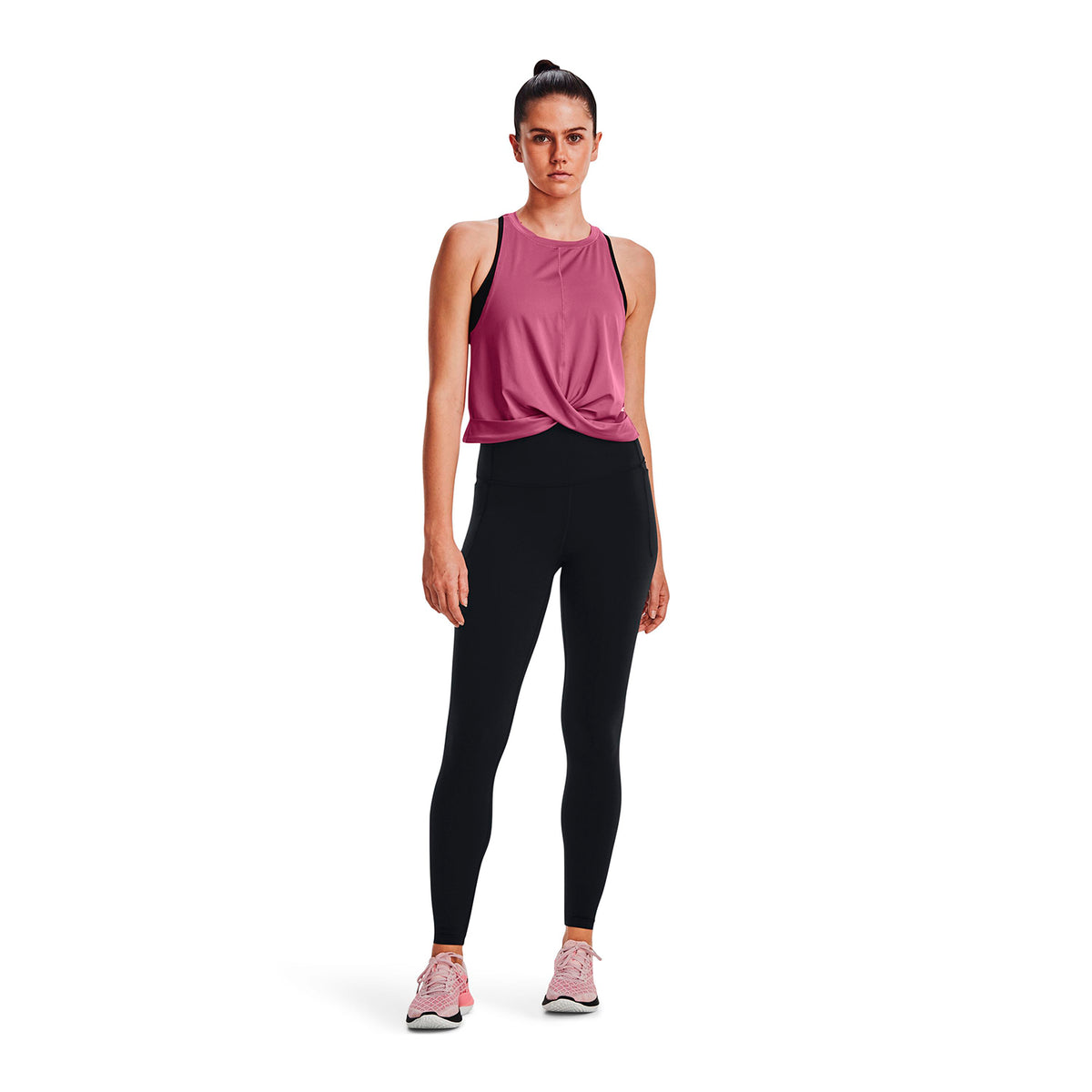 Polera sin mangas Armour Twist para mujer