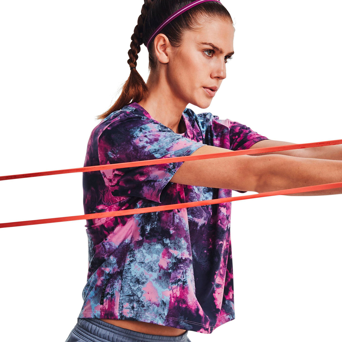 Polera UA RUSH™ Energy Novelty para mujer