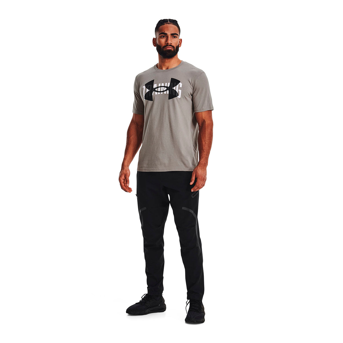 Polera manga corta UA Training Overlay para hombre
