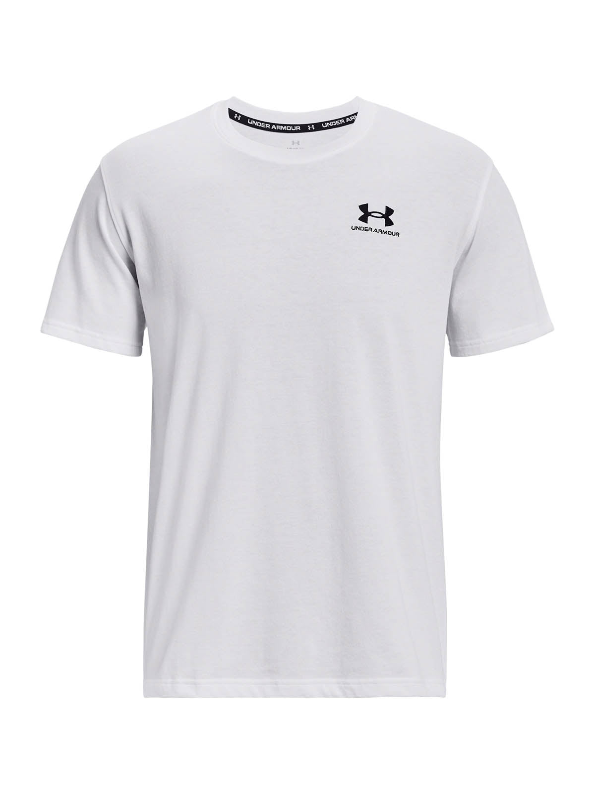 Polera Lifestyle para Hombre Logo Embroidered Heavyweight Blanco Under Armour