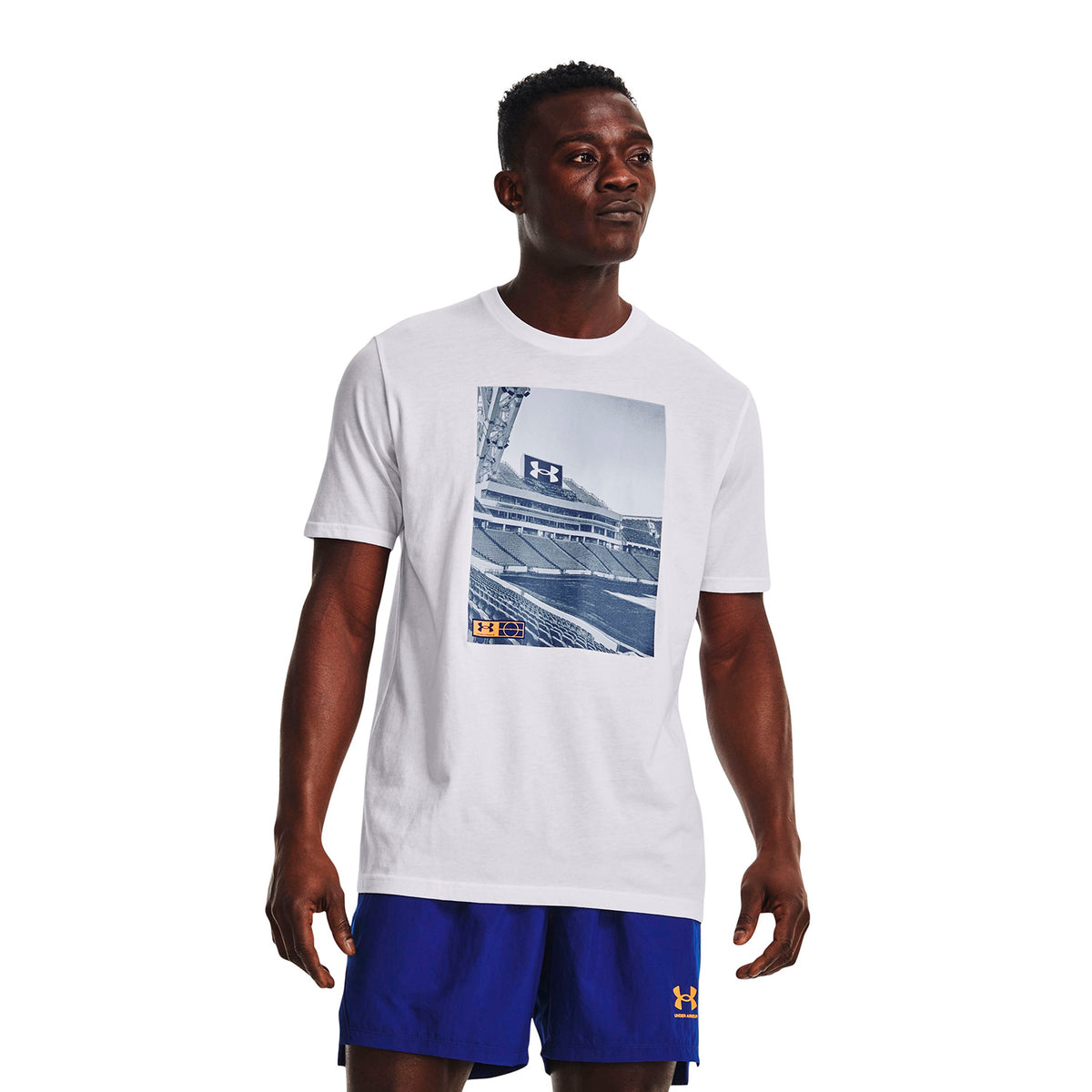 Polera manga corta UA Photoreal Field GF para hombre