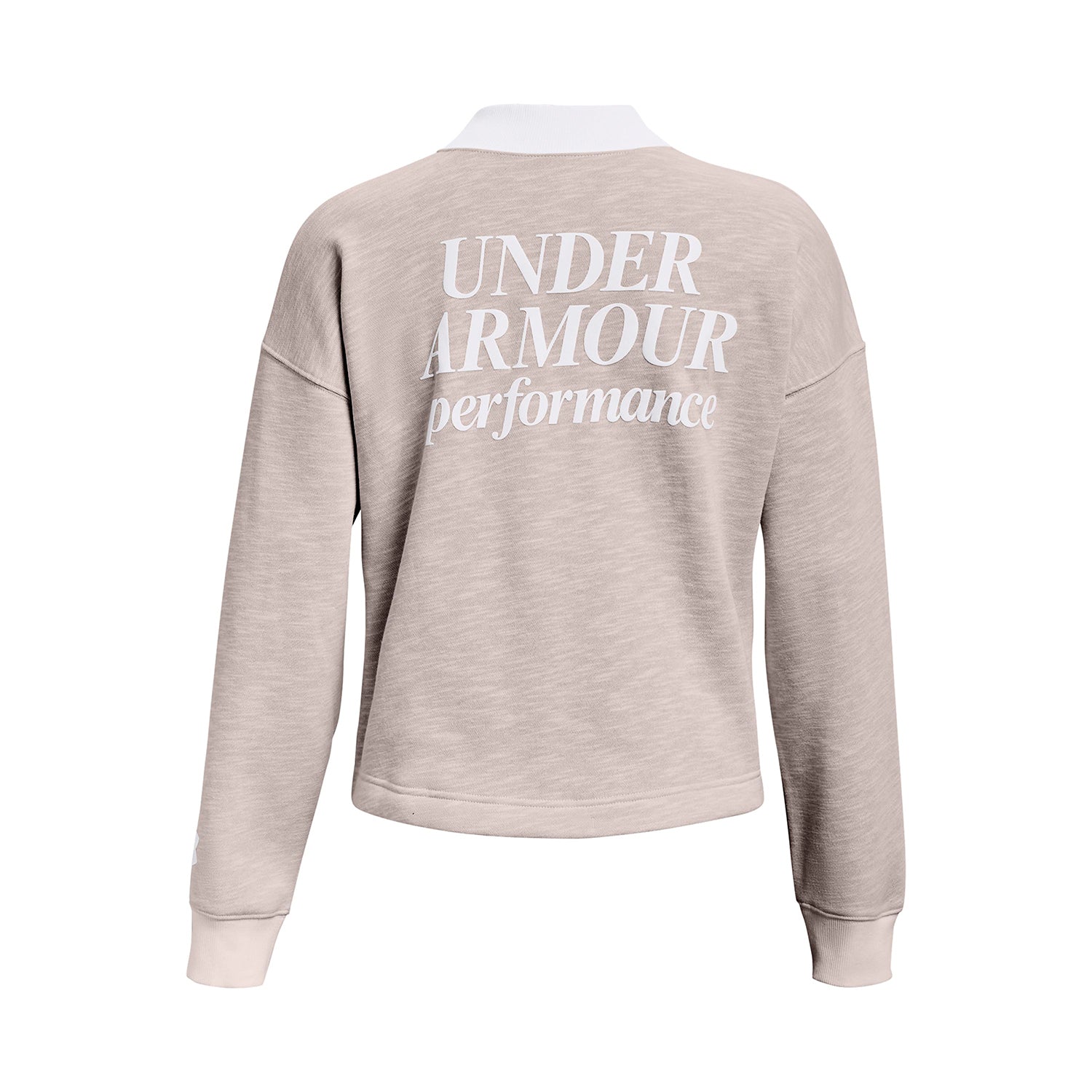 Polerón UA Essential Script Crew para mujer