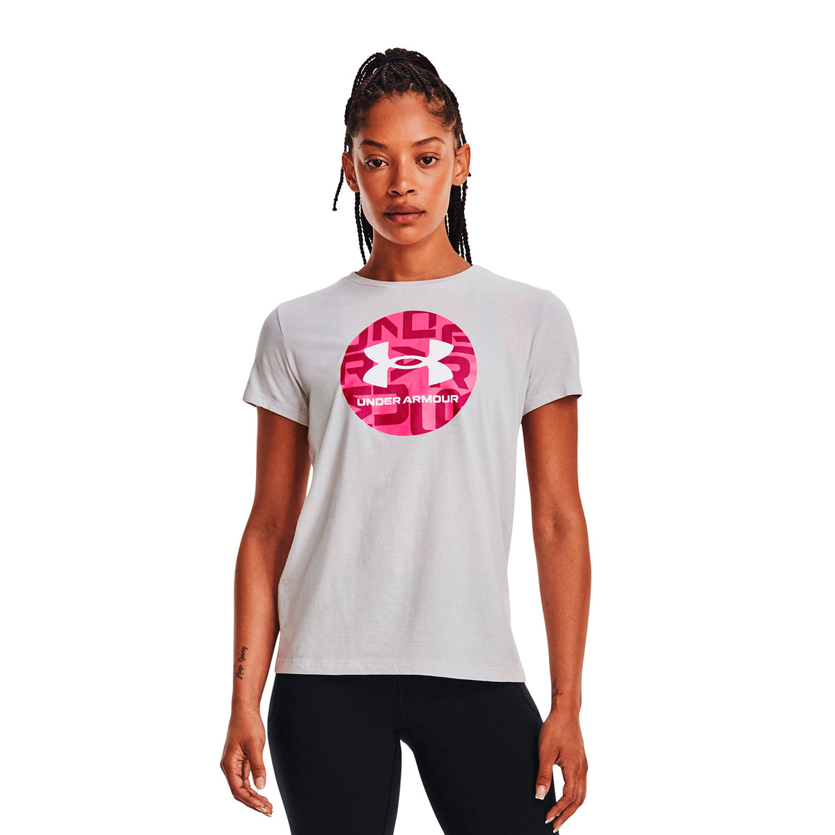 Polera UA Circle Wordmark para mujer