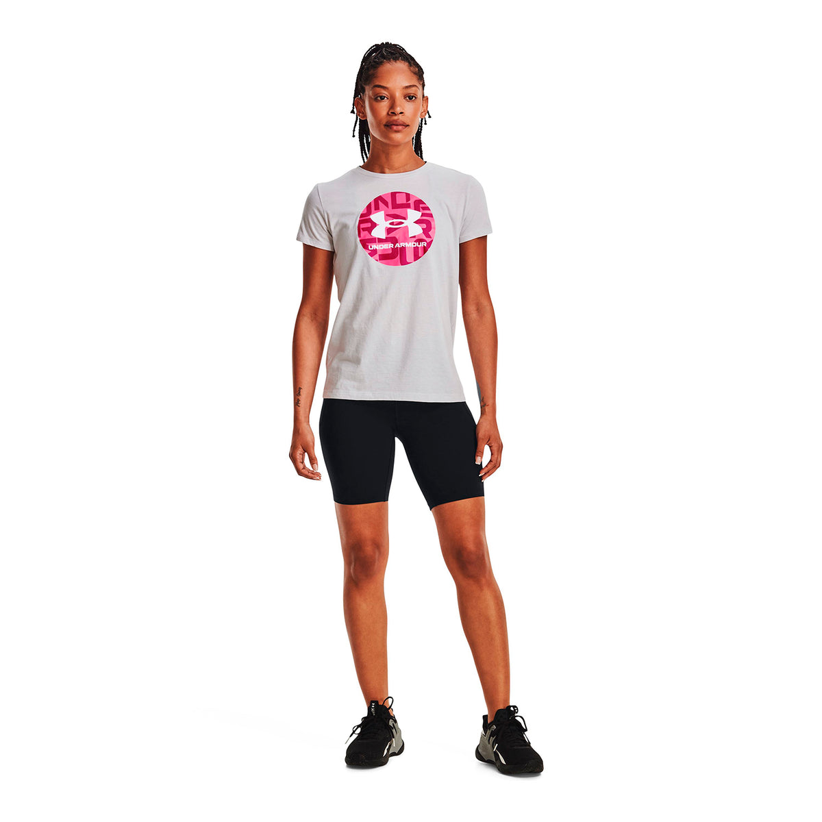 Polera UA Circle Wordmark para mujer