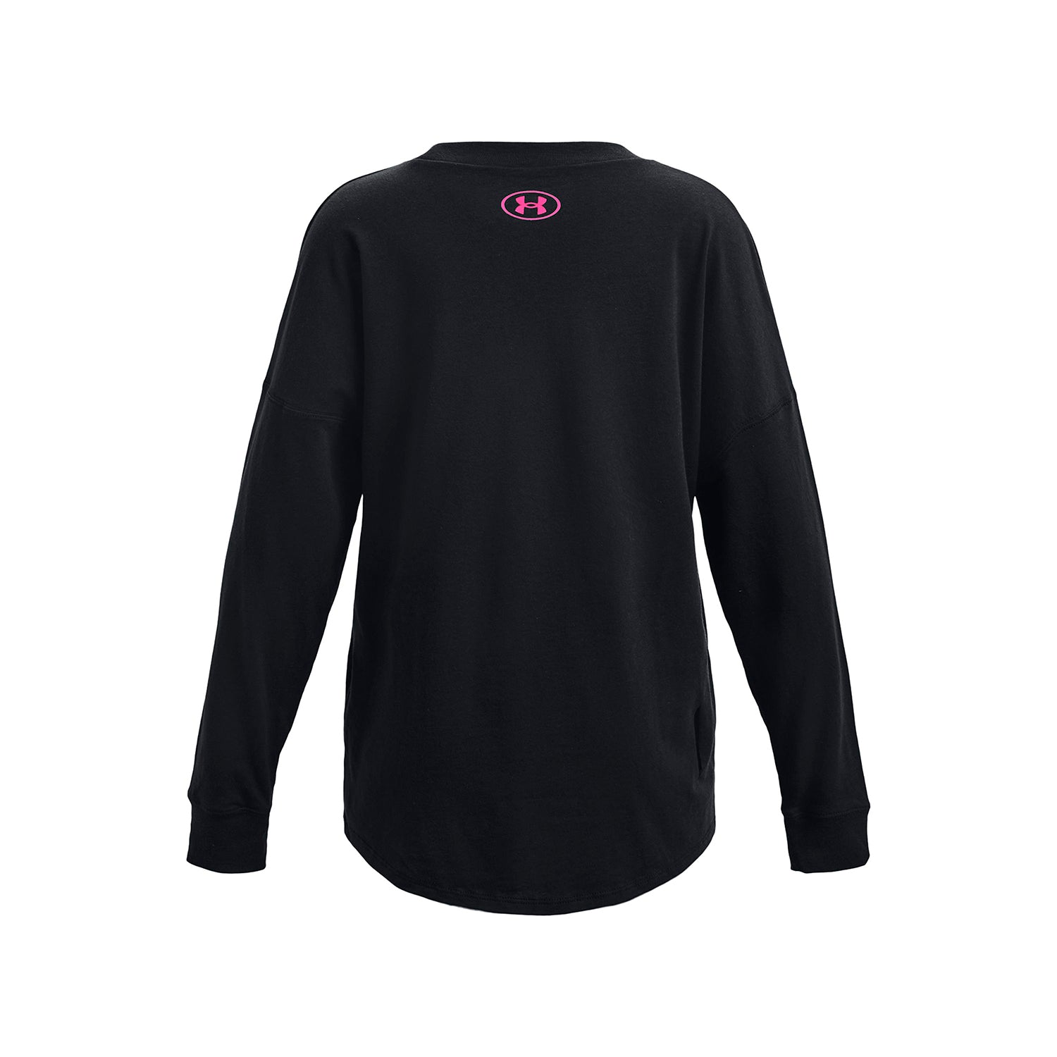 Polera manga larga UA Groovy Gradient Logo para niña