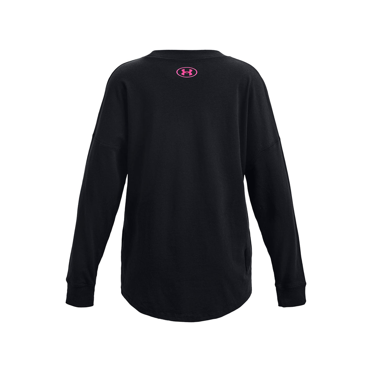 Polera manga larga UA Groovy Gradient Logo para niña