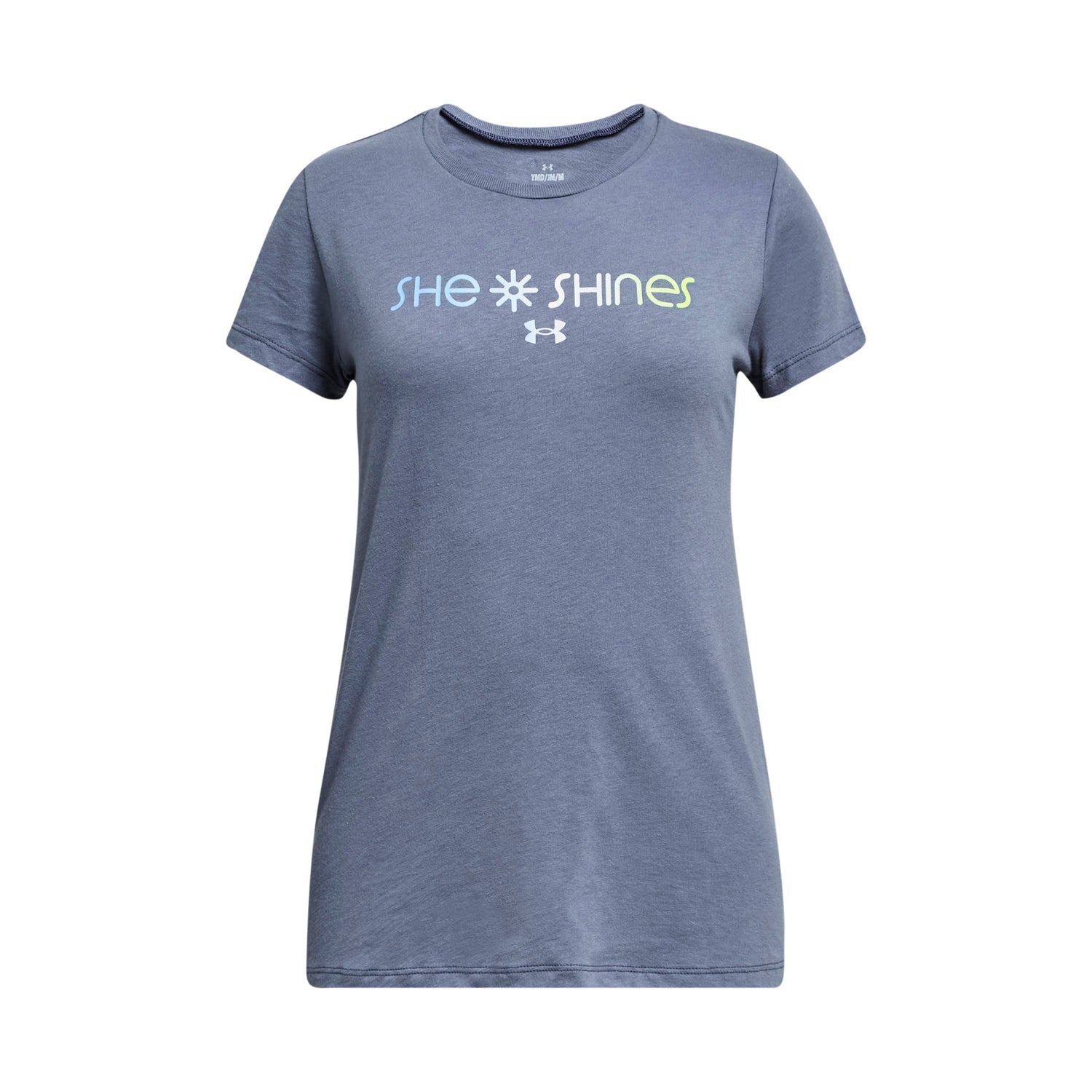 Polera manga corta She Shines Gradient para niña Under Armour