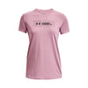 Polera UA Repeat Wordmark Wave para mujer