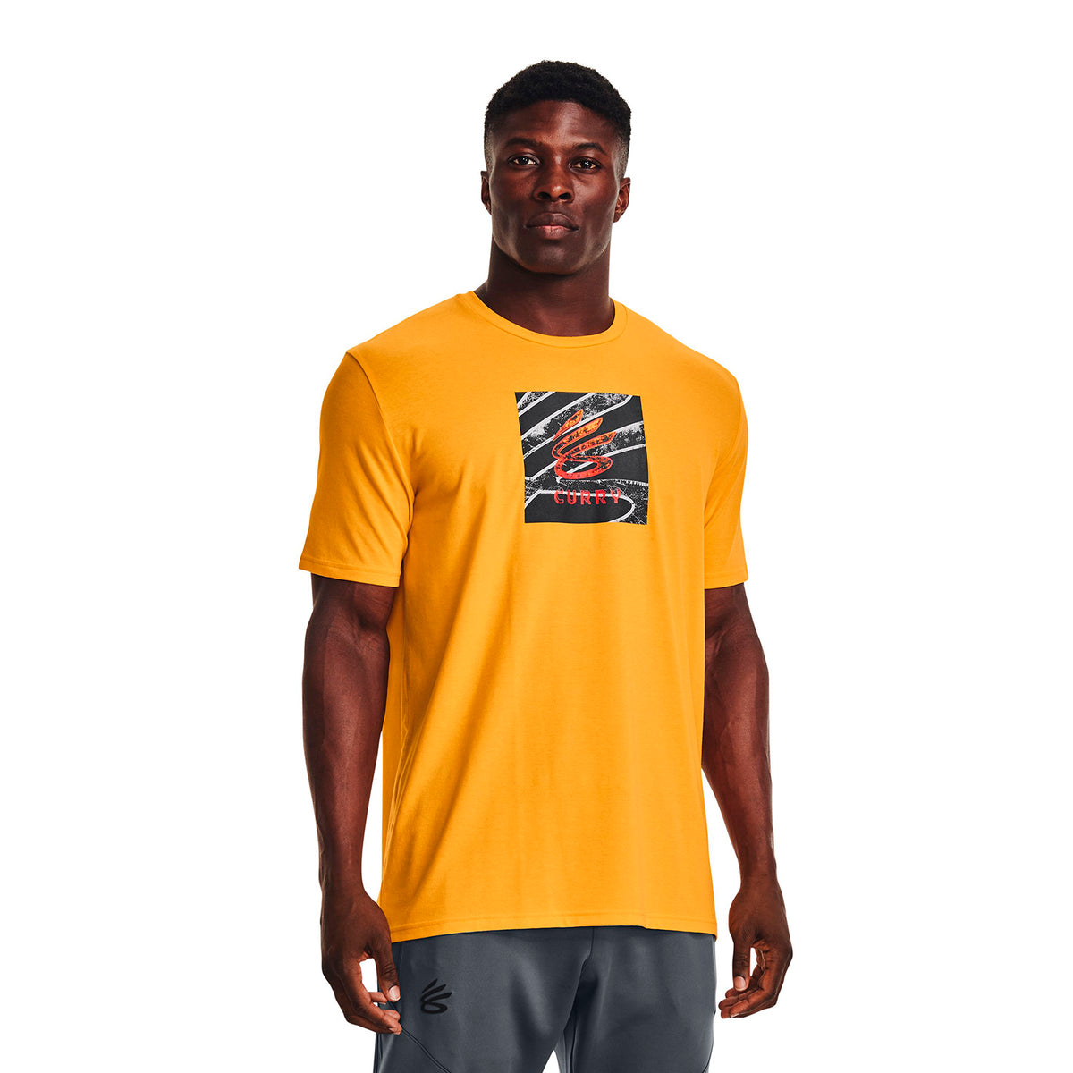 Polera Curry Iron Box LOGO para hombre