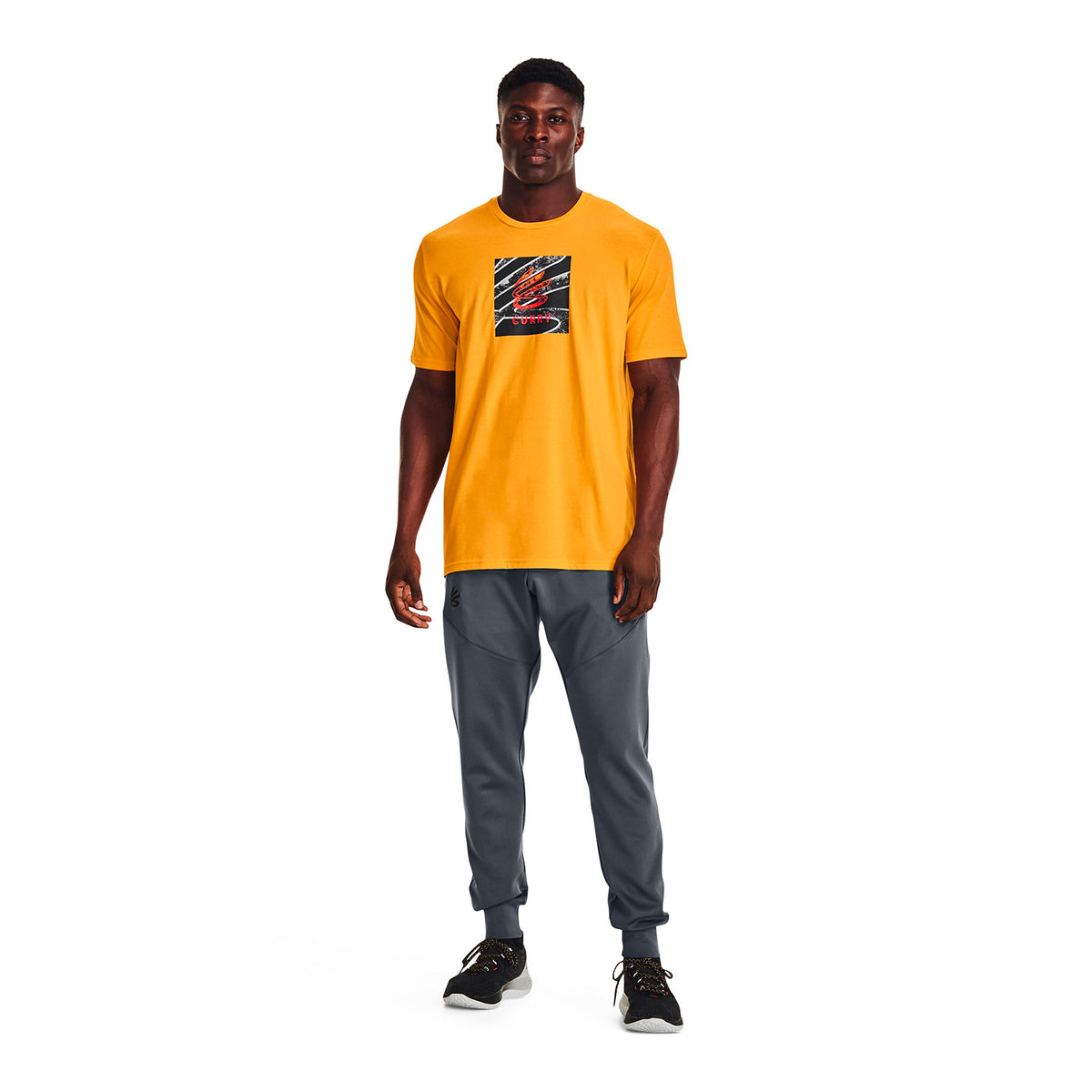 Polera Curry Iron Box LOGO para hombre