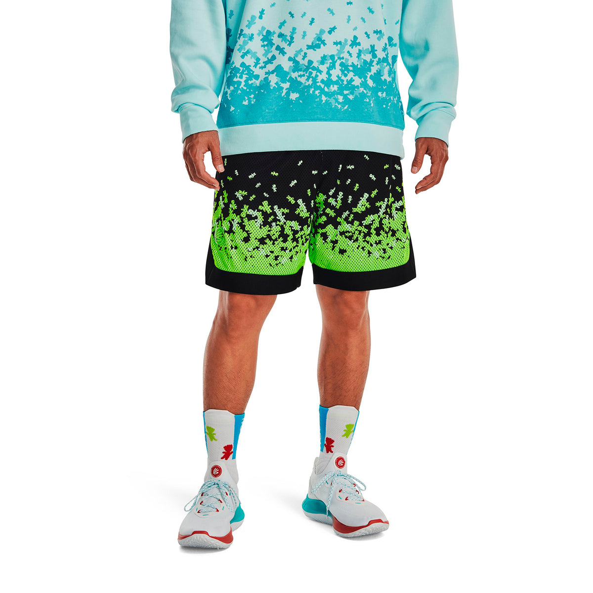 Short Curry Collab Mesh para hombre