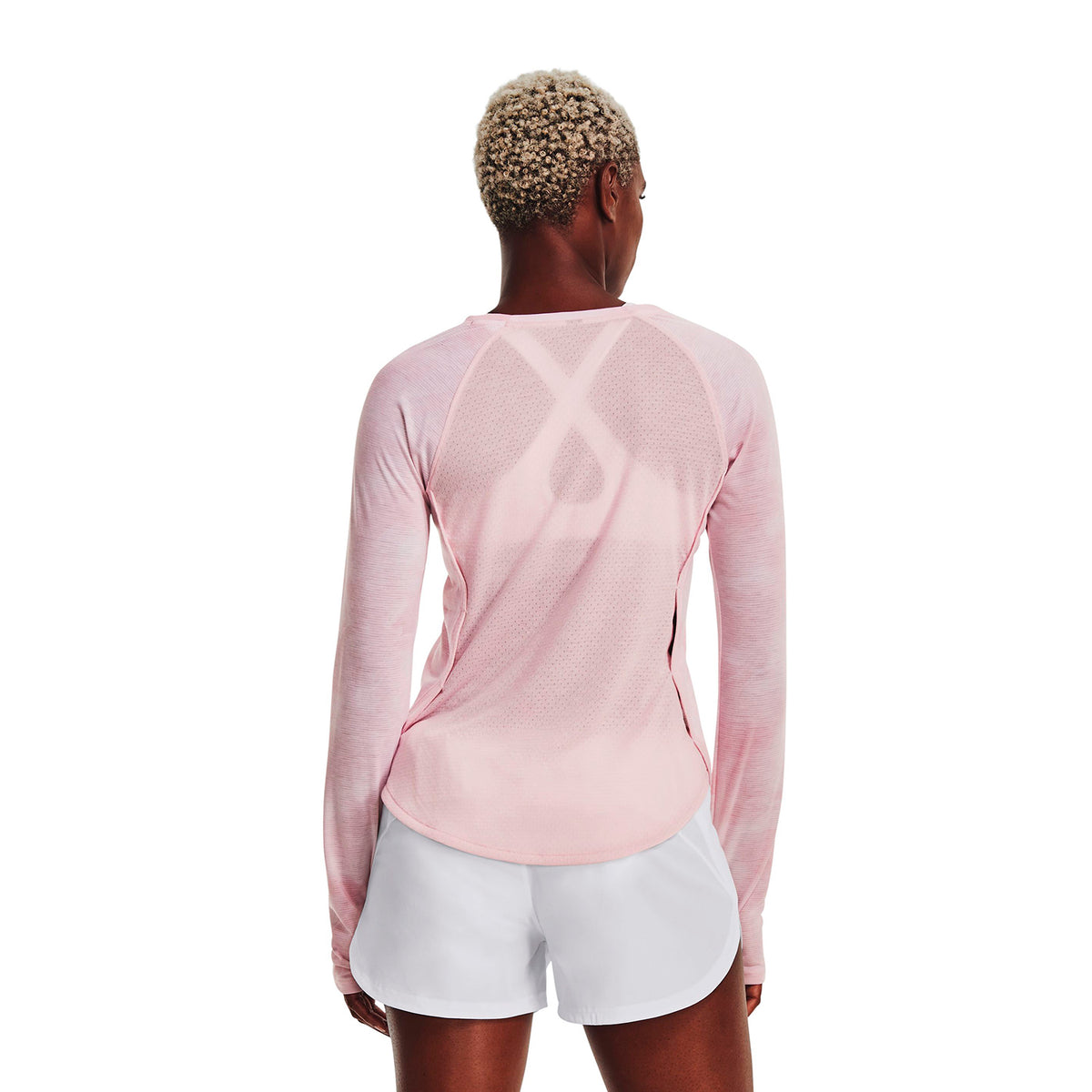 Polera manga larga UA Run Anywhere Streaker para mujer