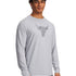 Polera manga larga de entrenamiento para hombre Project Rock Brahma Bull gris Under Armour
