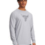 Polera manga larga de entrenamiento para hombre Project Rock Brahma Bull gris Under Armour
