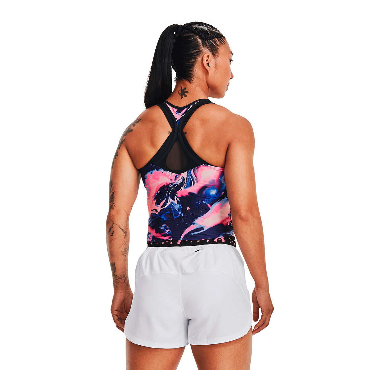Polera sin mangas UA Run Anywhere CROP para mujer