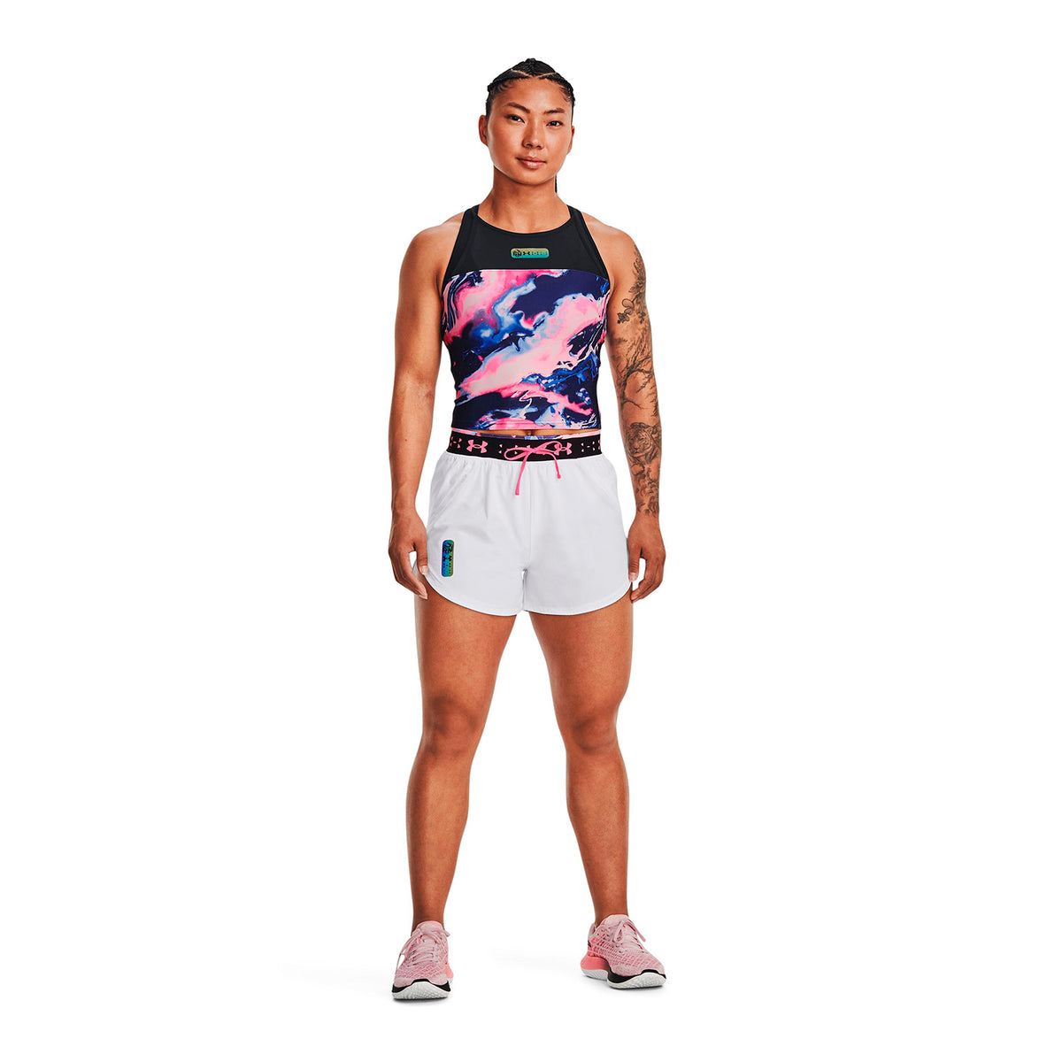 Polera sin mangas UA Run Anywhere CROP para mujer