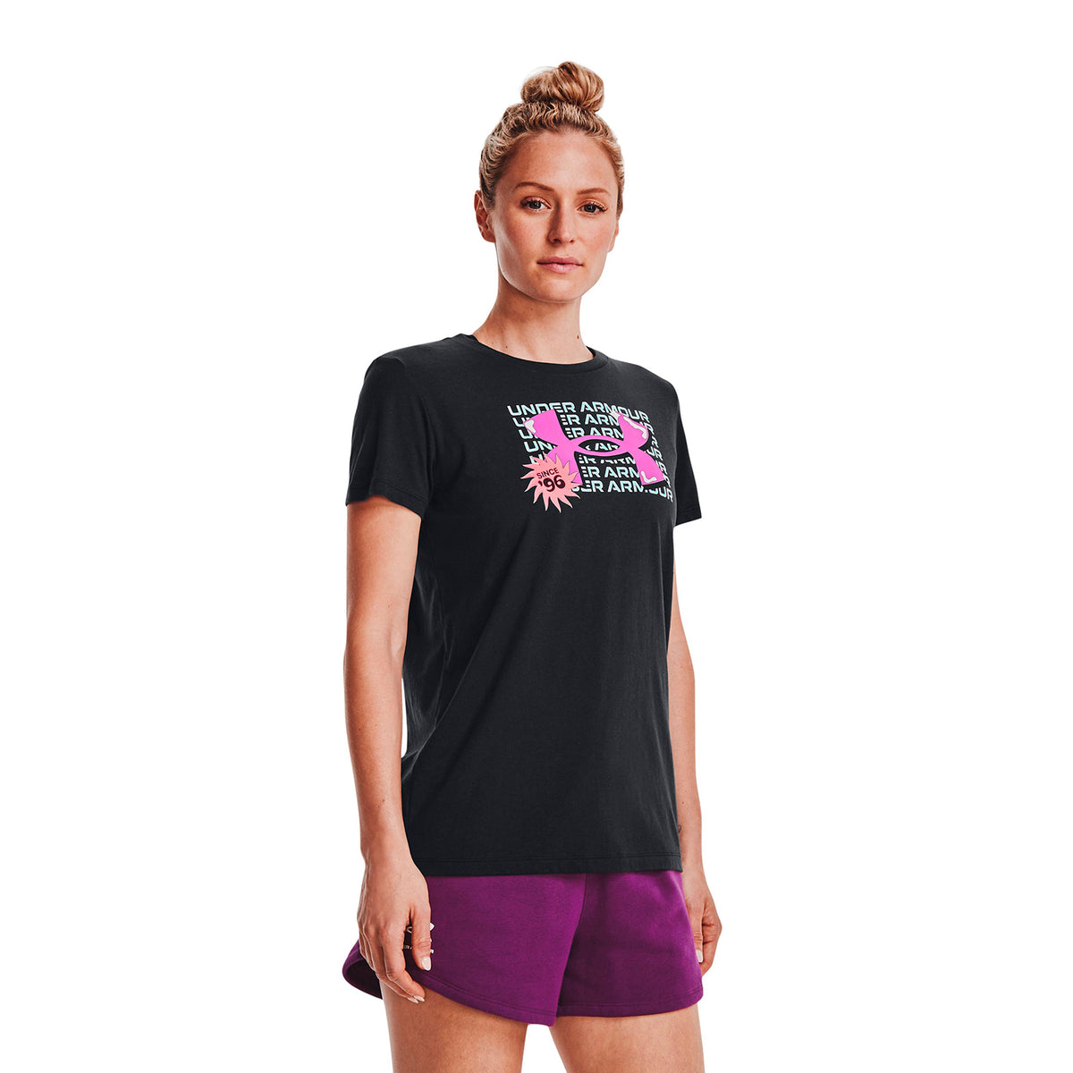 Polera UA Bold Shine Logo para mujer