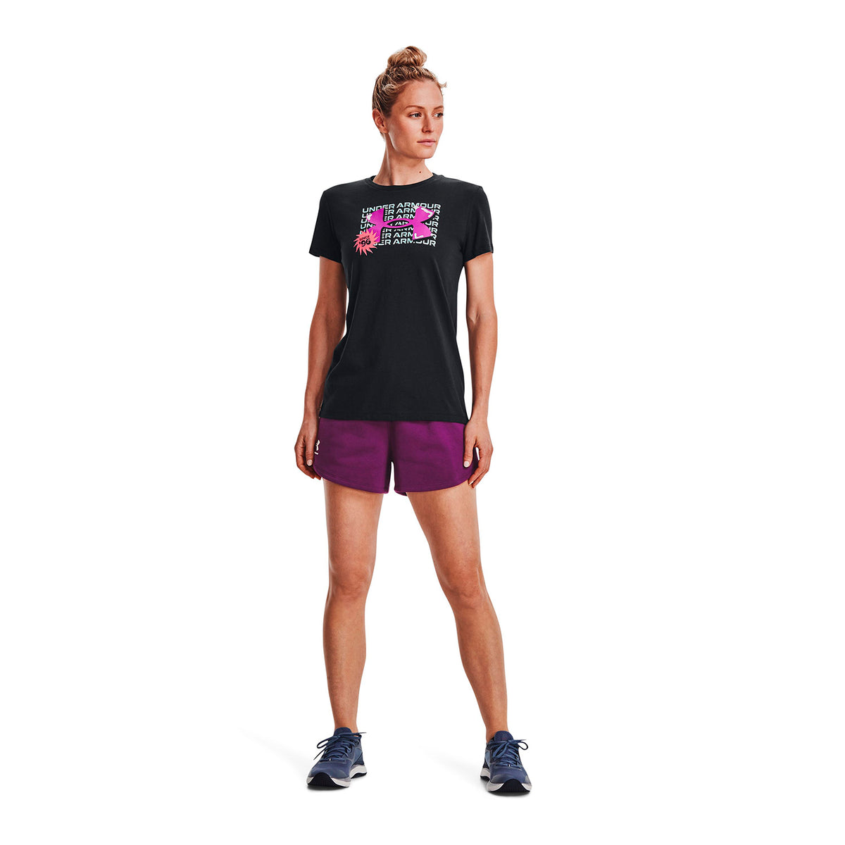Polera UA Bold Shine Logo para mujer