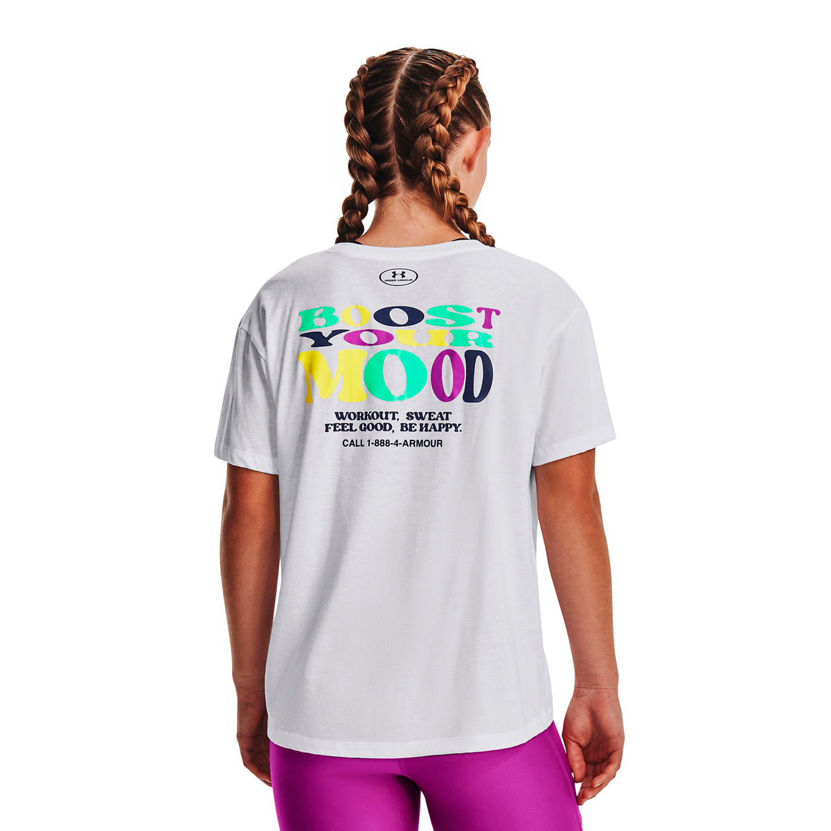 Polera UA Boost Your Mood para mujer