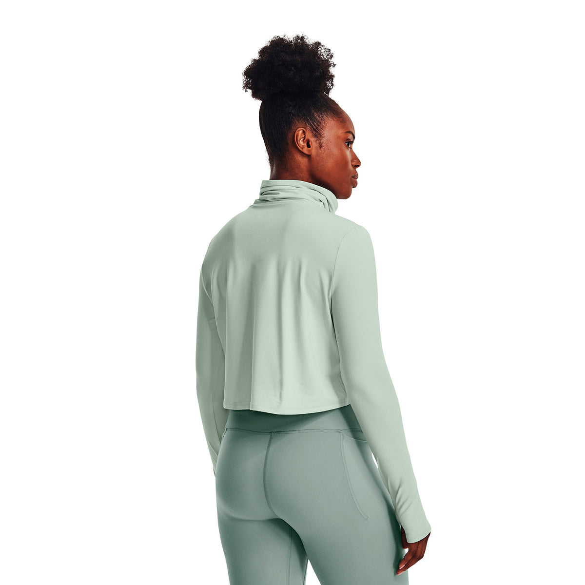 Polerón UA Meridian Crop SYCSI para mujer