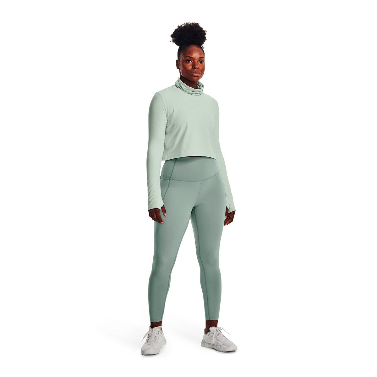 Polerón UA Meridian Crop SYCSI para mujer