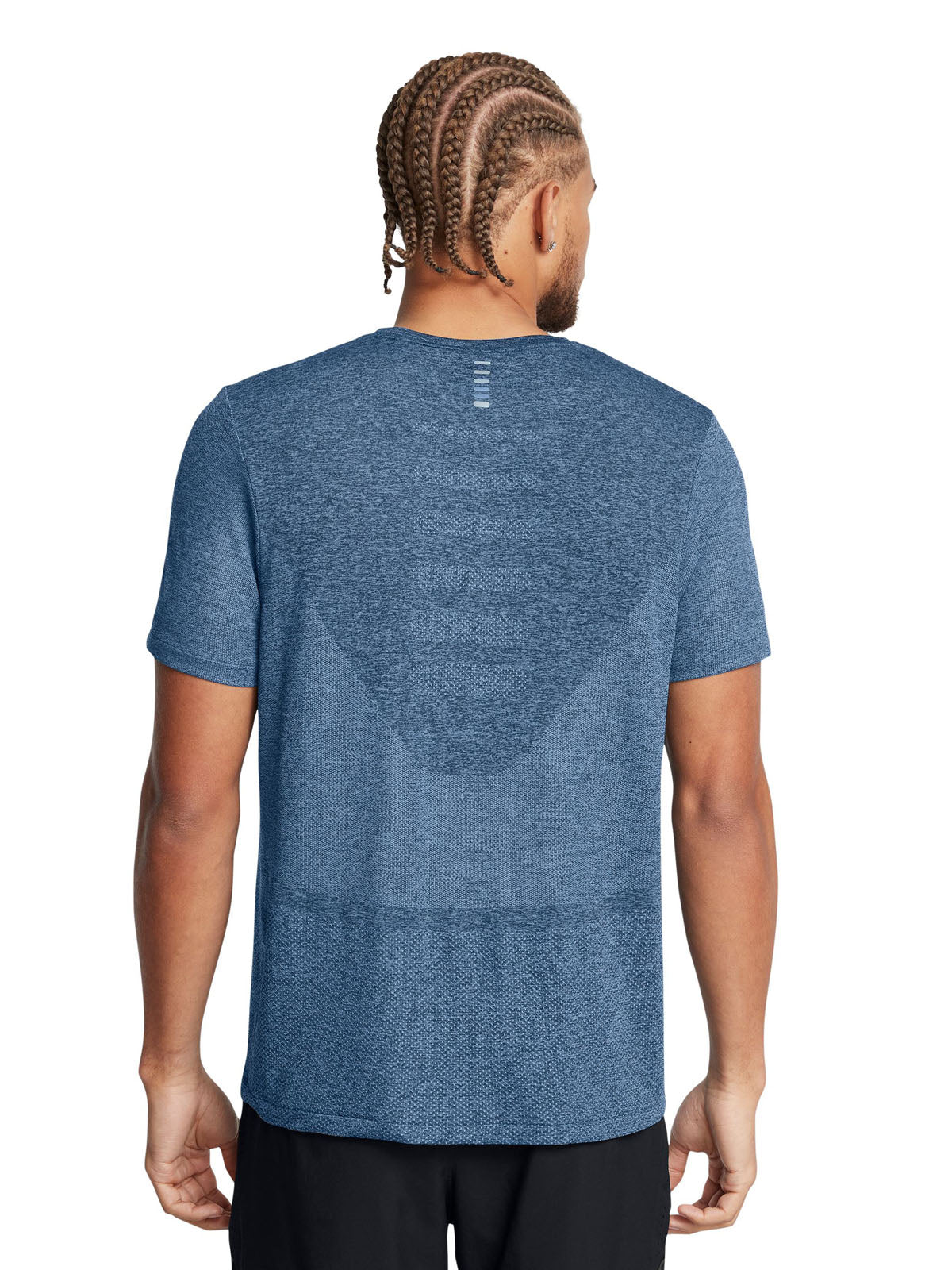 Polera manga corta UA Seamless Stride para hombre