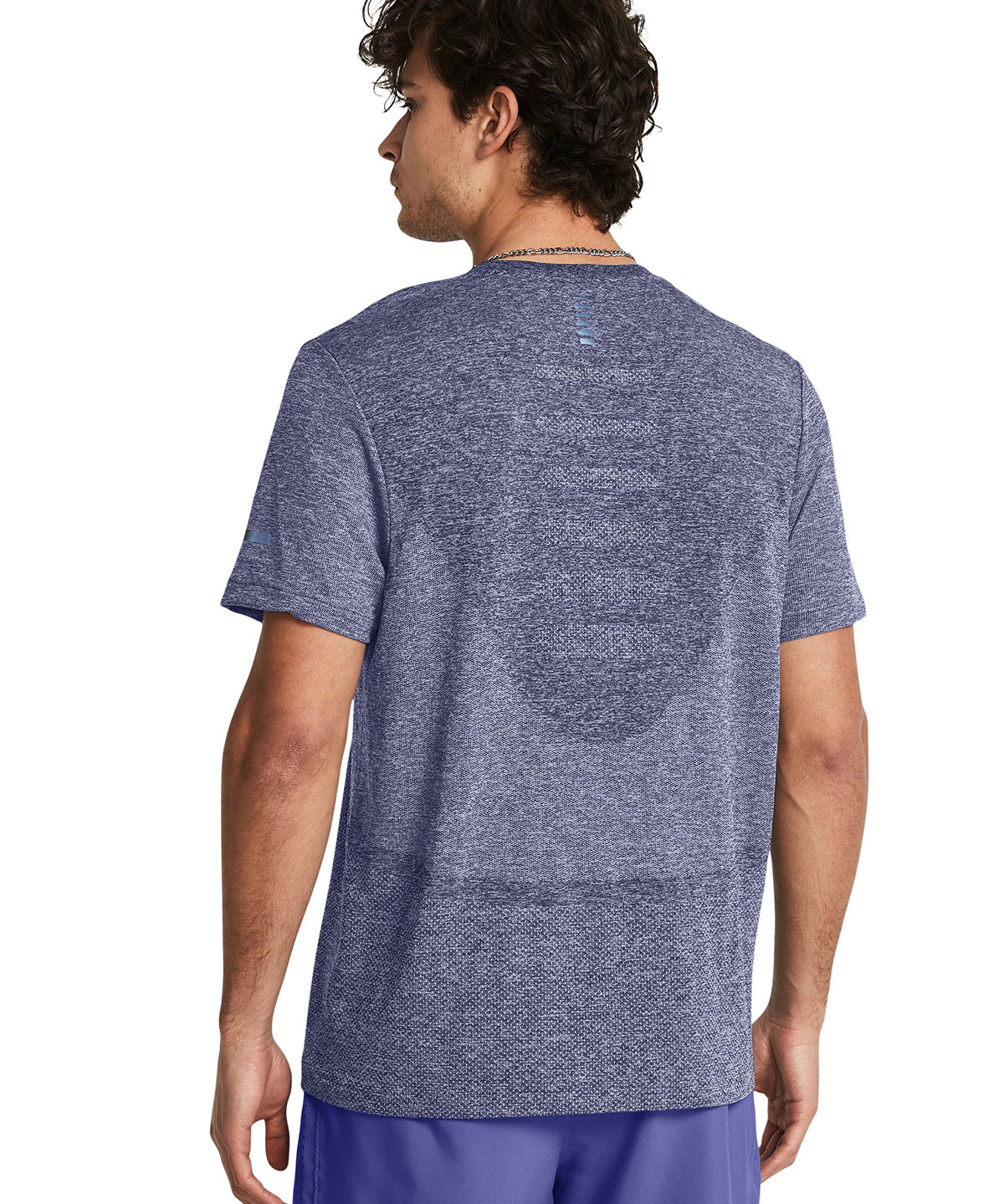 Polera manga corta UA Seamless Stride para hombre