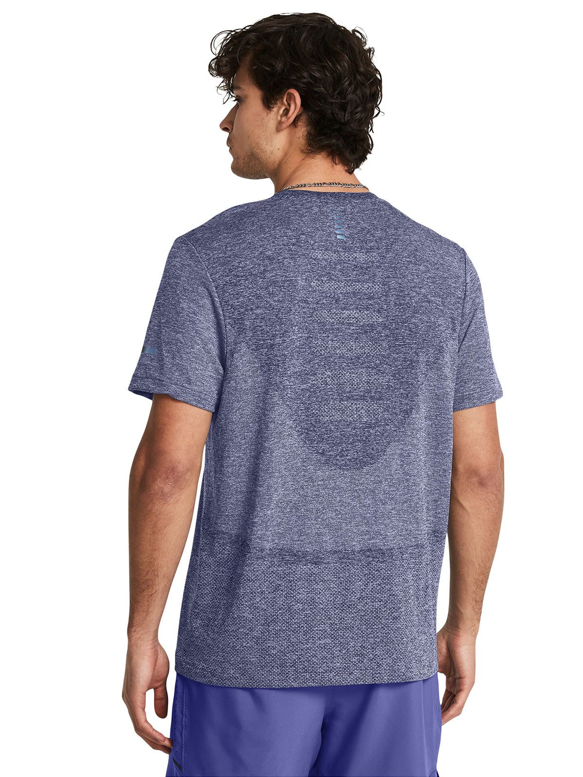 Polera manga corta UA Seamless Stride para hombre