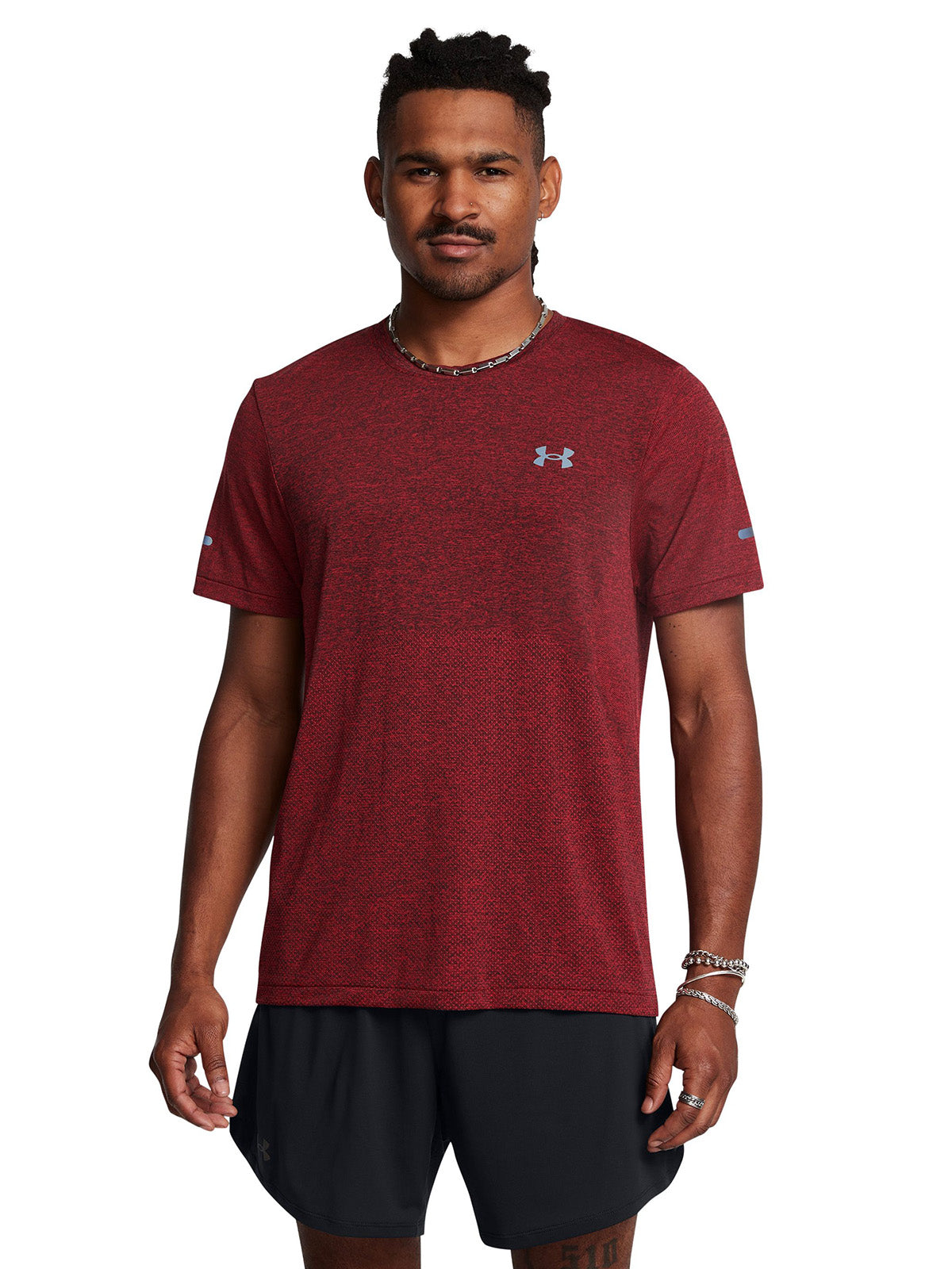 Polera manga corta UA Seamless Stride para hombre