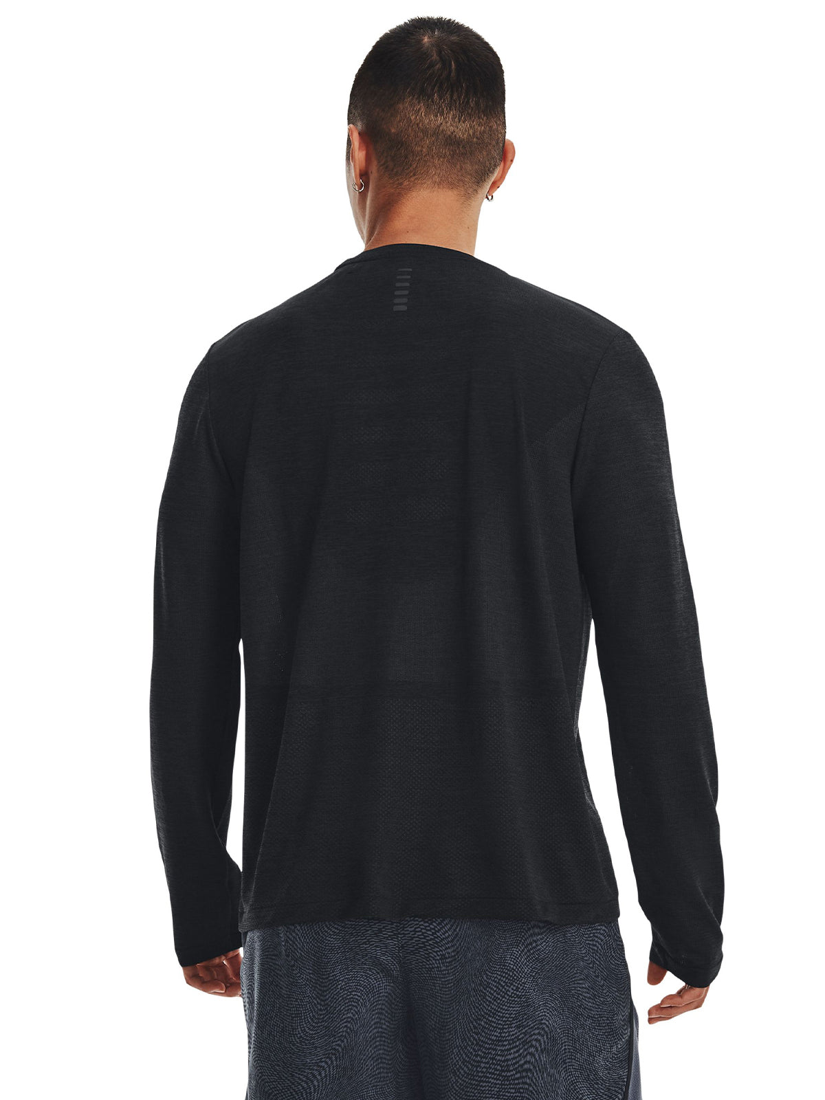 Polera manga larga UA Seamless Stride para hombre