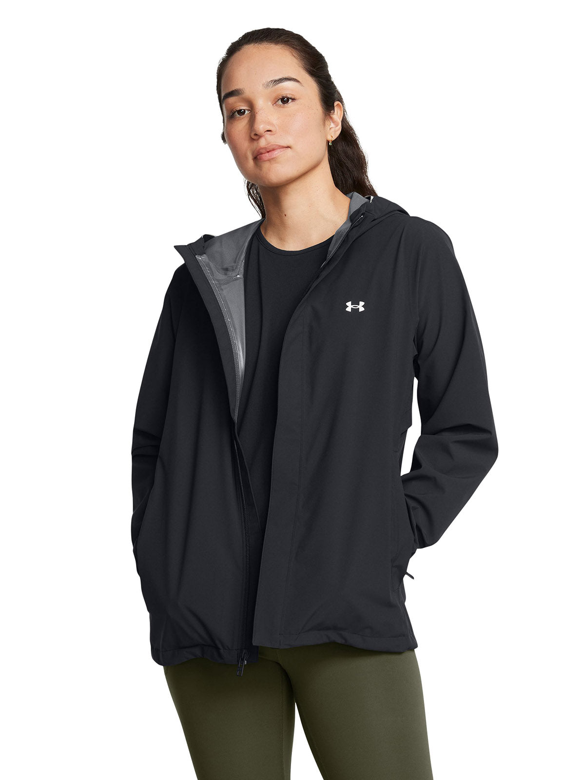Chaqueta Under Armour stormproof cloudstrike stretch negro para mujer