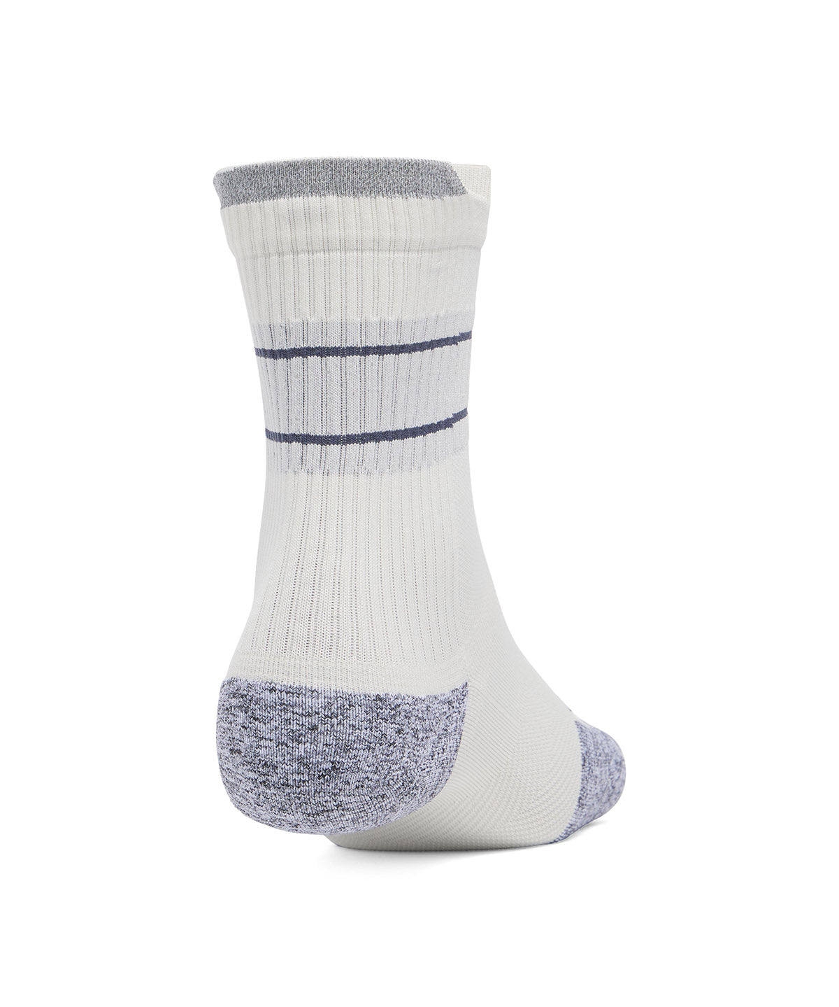 Calcetín unisex Under Armour armourdry¿ run cushion mid blanco