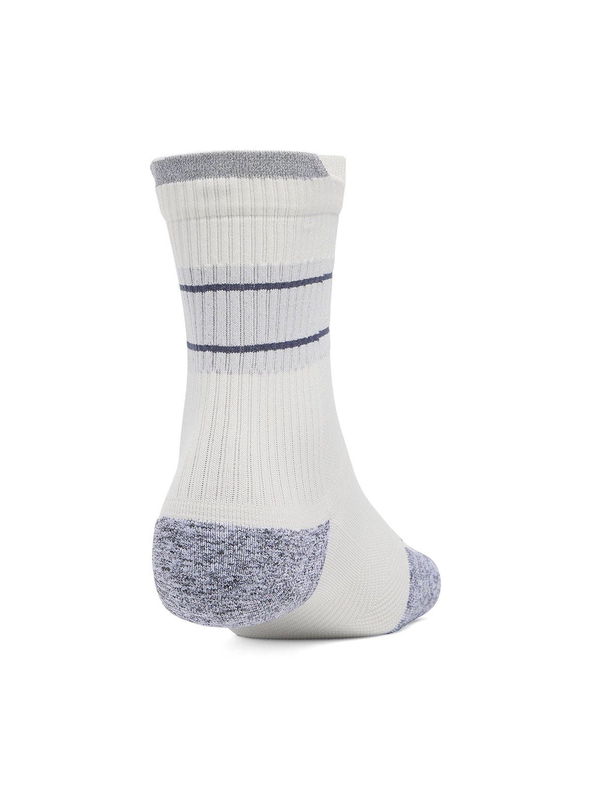 Calcetín unisex Under Armour armourdry¿ run cushion mid blanco