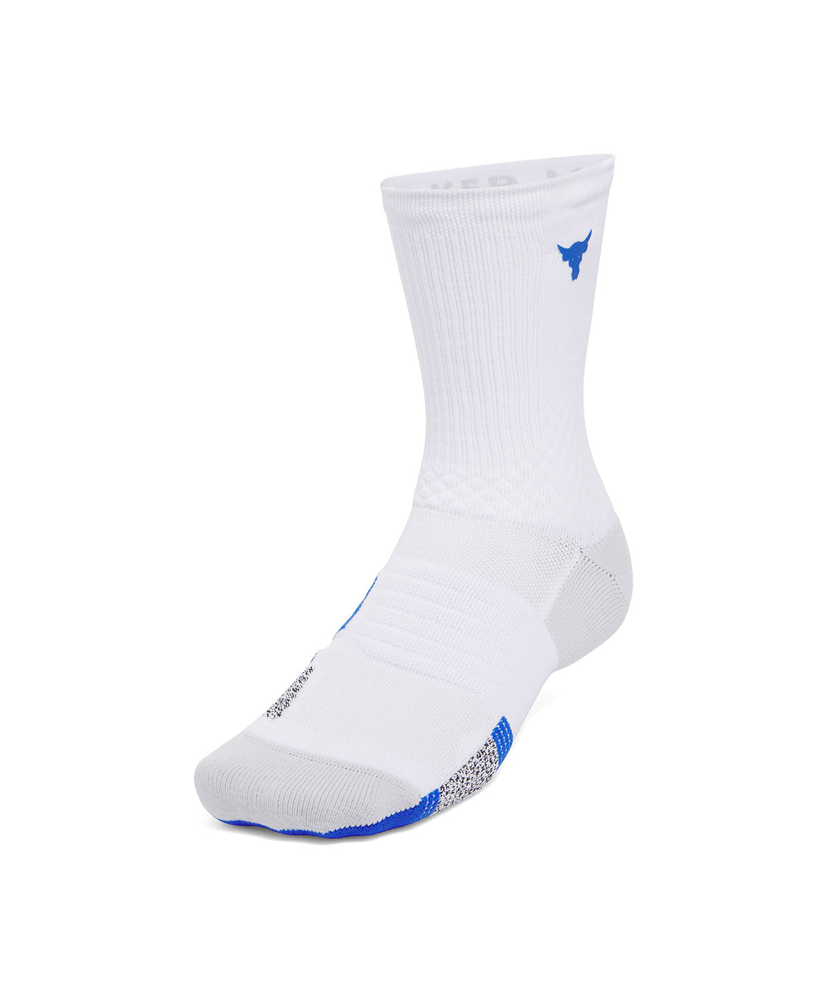 Calcetín unisex Project Rock armourdry¿ playmaker blanco Under Armour