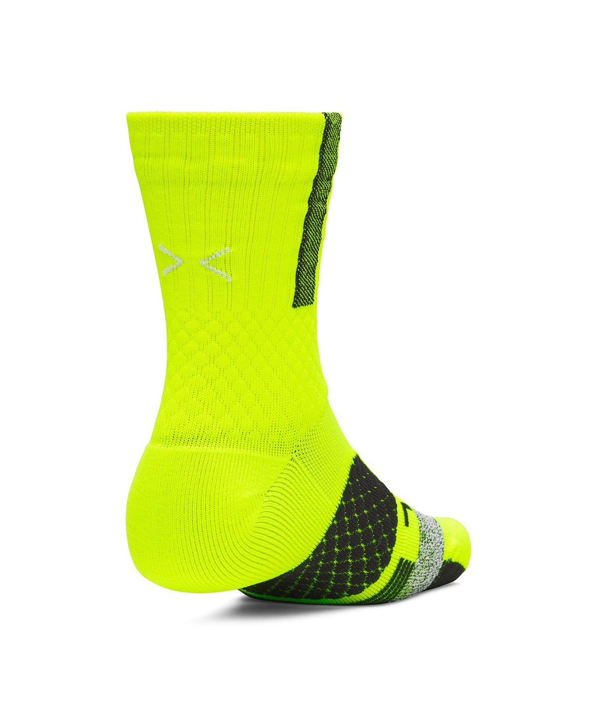 Calcetines Basketball Unisex Curry ArmourDry Playmaker Mid-Crew amarillo Under Armour