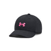 Jockey ajustable Under Armour blitzing negro para niñas