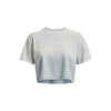 Polera manga corta UA Branded Dip Dye Crop para mujer