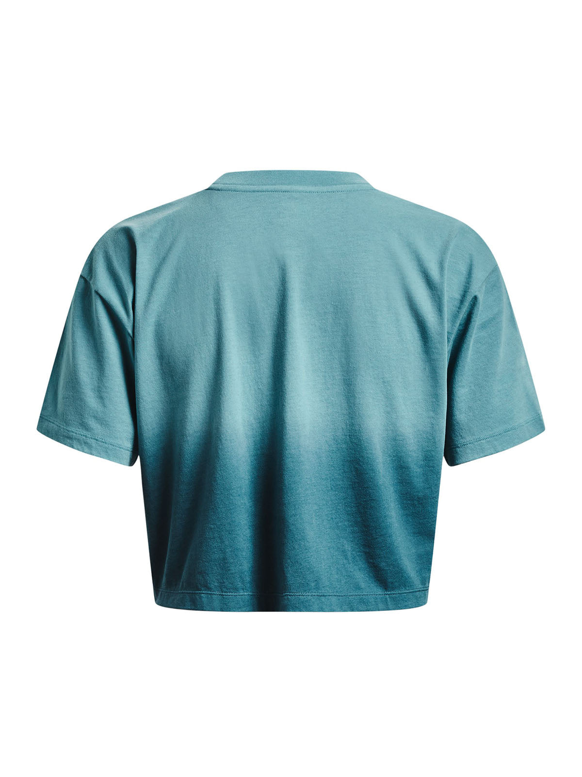 Polera manga corta UA Branded Dip Dye Crop para mujer