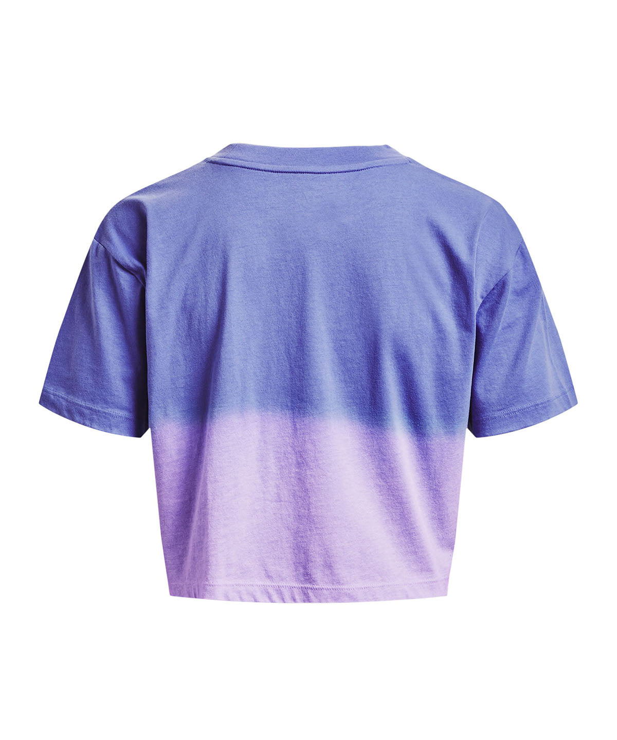 Polera manga corta UA Branded Dip Dye Crop para mujer