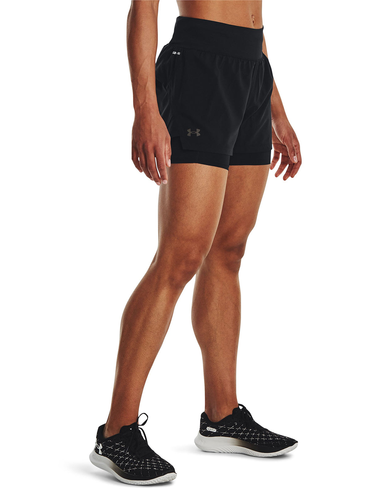 Shorts 2 en 1 UA Run Stamina para mujer