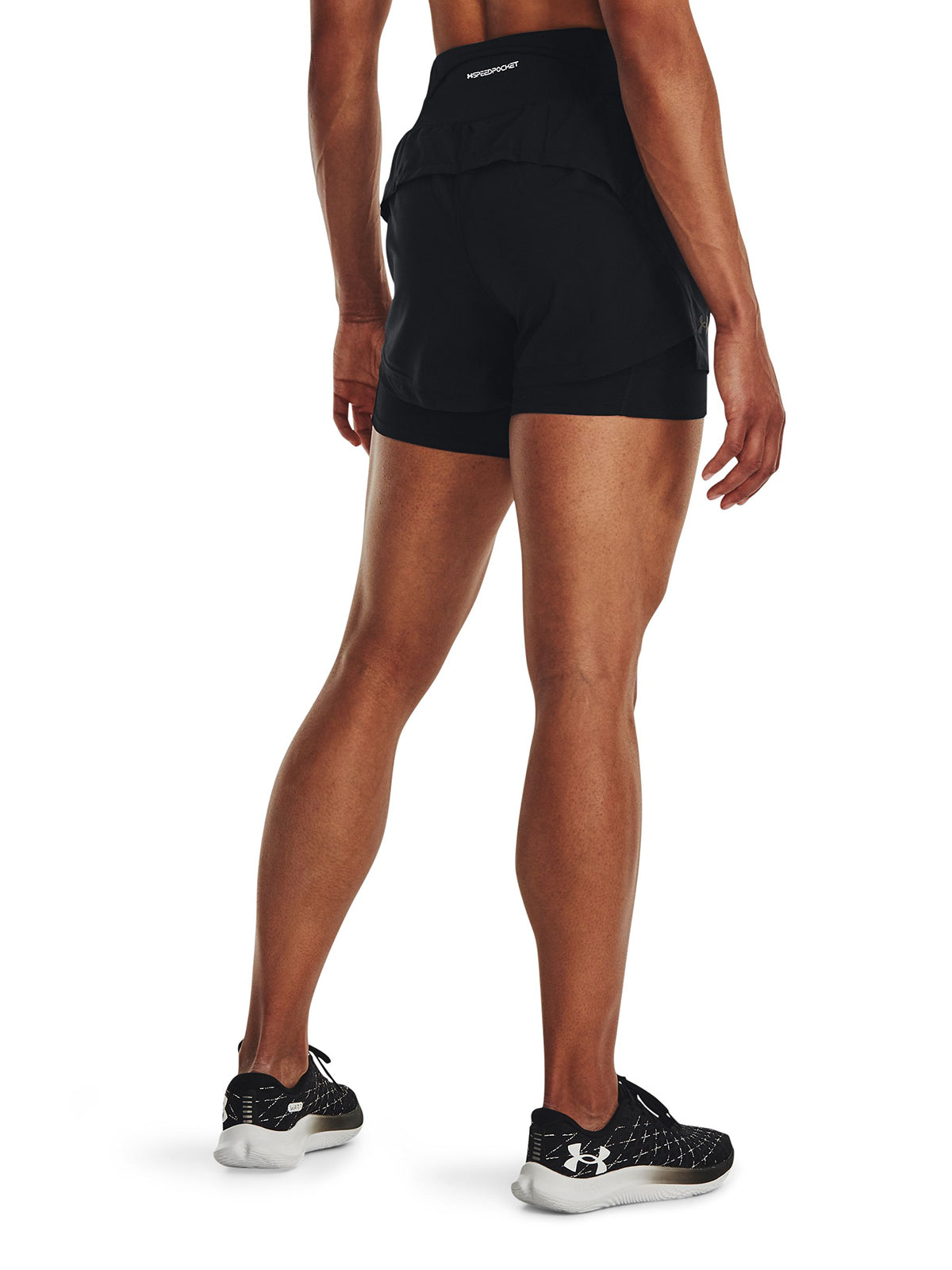 Shorts 2 en 1 UA Run Stamina para mujer