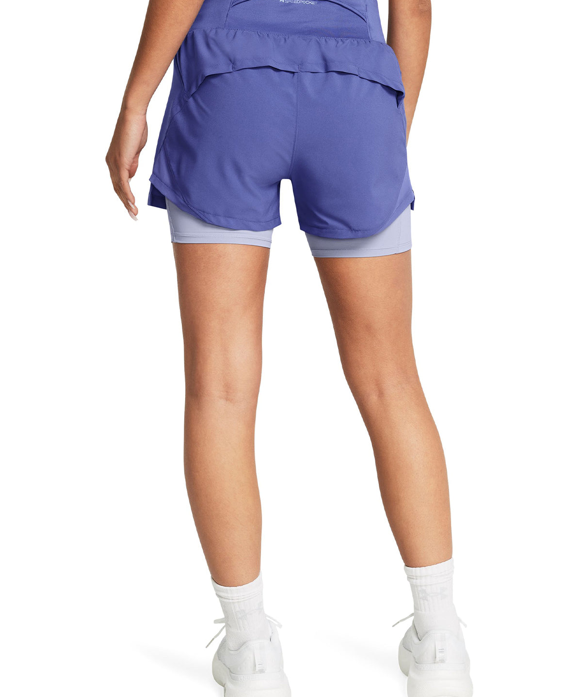 Shorts 2 en 1 UA Run Stamina para mujer